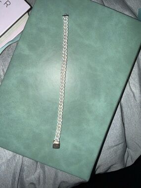 Pandora Timeless Pavé Cuban Chain Bracelet - 16cm